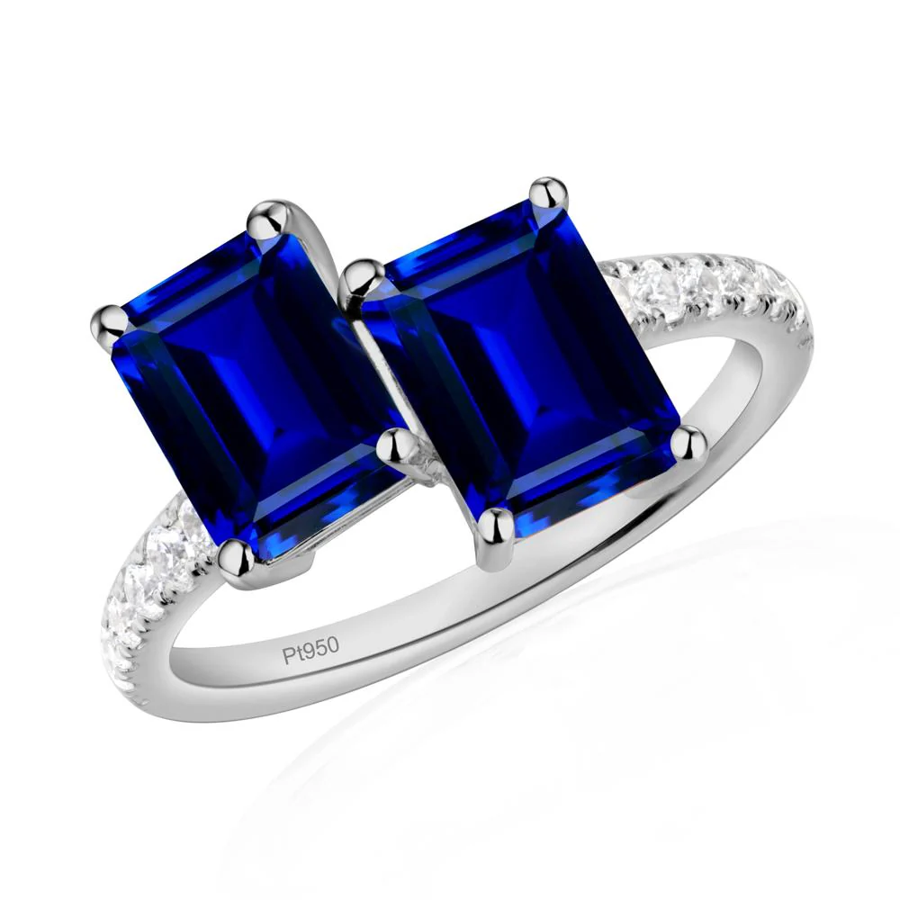 Sapphire Toi Et Moi Ring - Image 6
