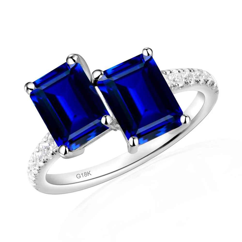 Sapphire Toi Et Moi Ring - Image 7
