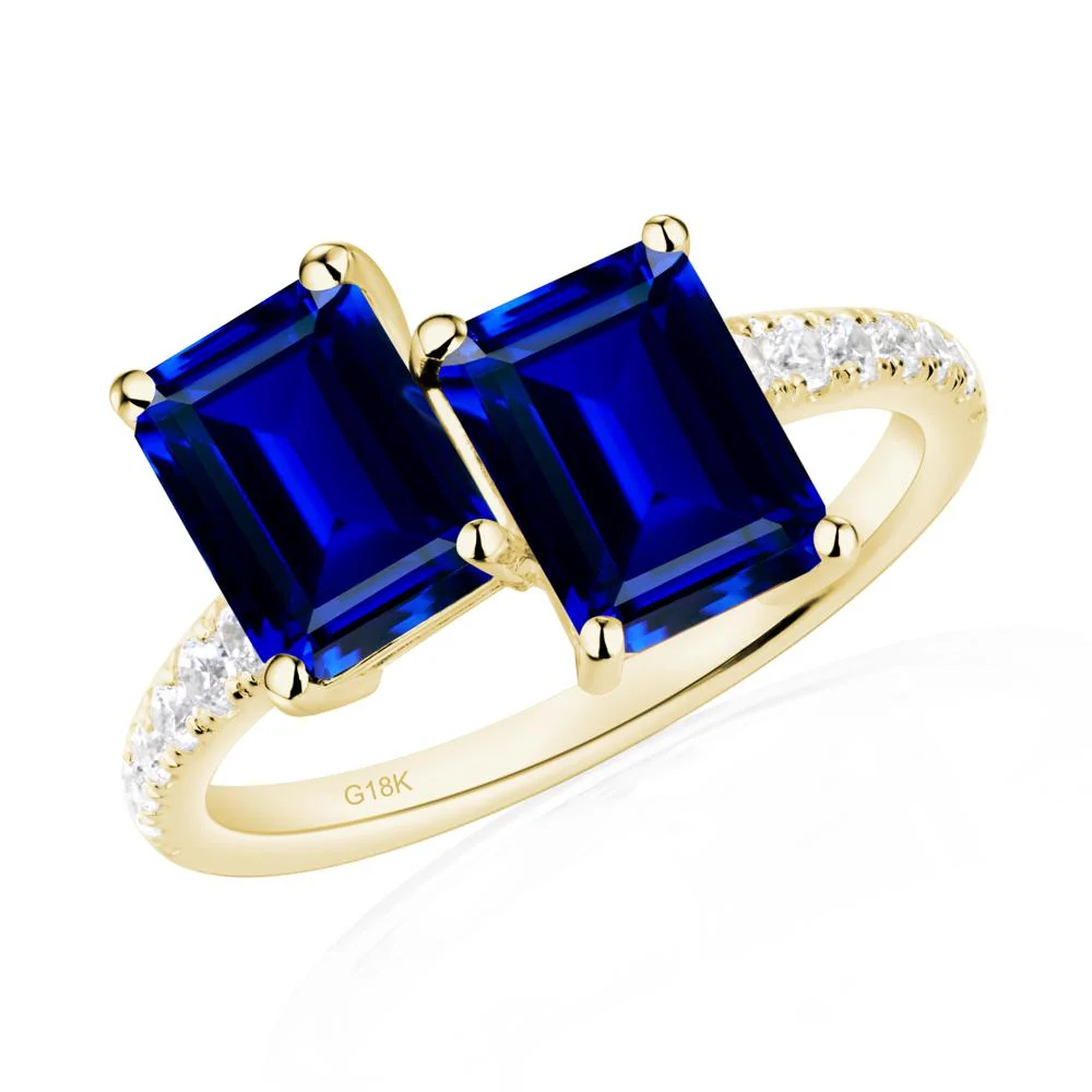 Sapphire Toi Et Moi Ring - Image 8