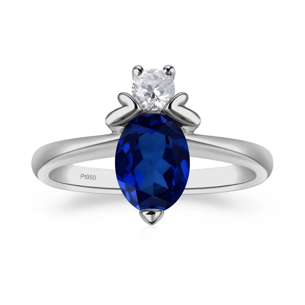 Sapphire Nature Inspired Bee Ring - Image 6
