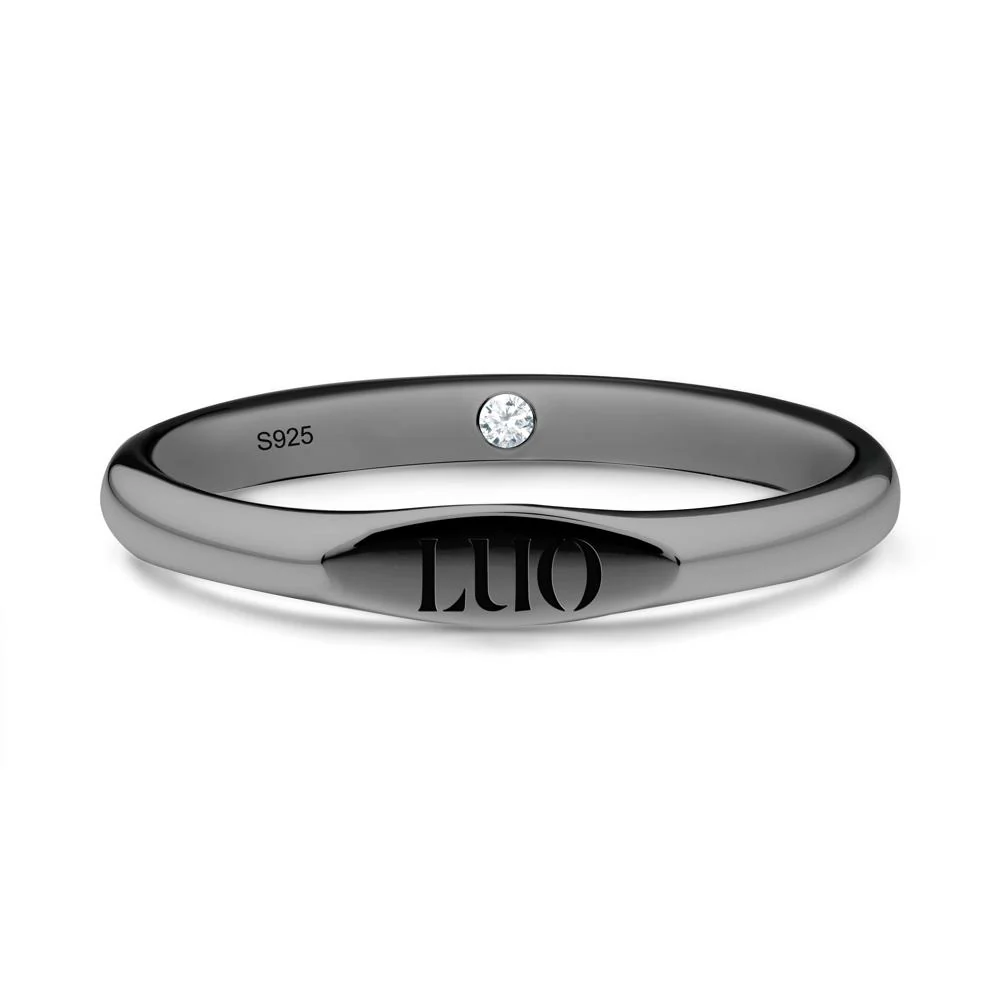 Signet Ring with Hidden Diamond - Image 7