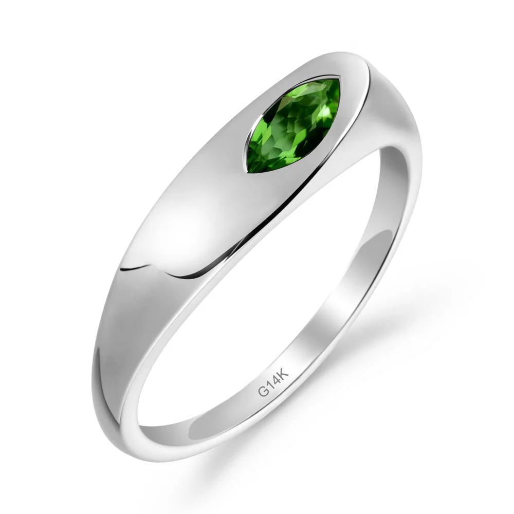 Simple Marquise Diopside Ring - Image 7