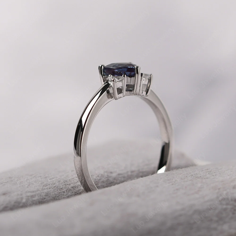 Alexandrite Star of David Ring - Image 4