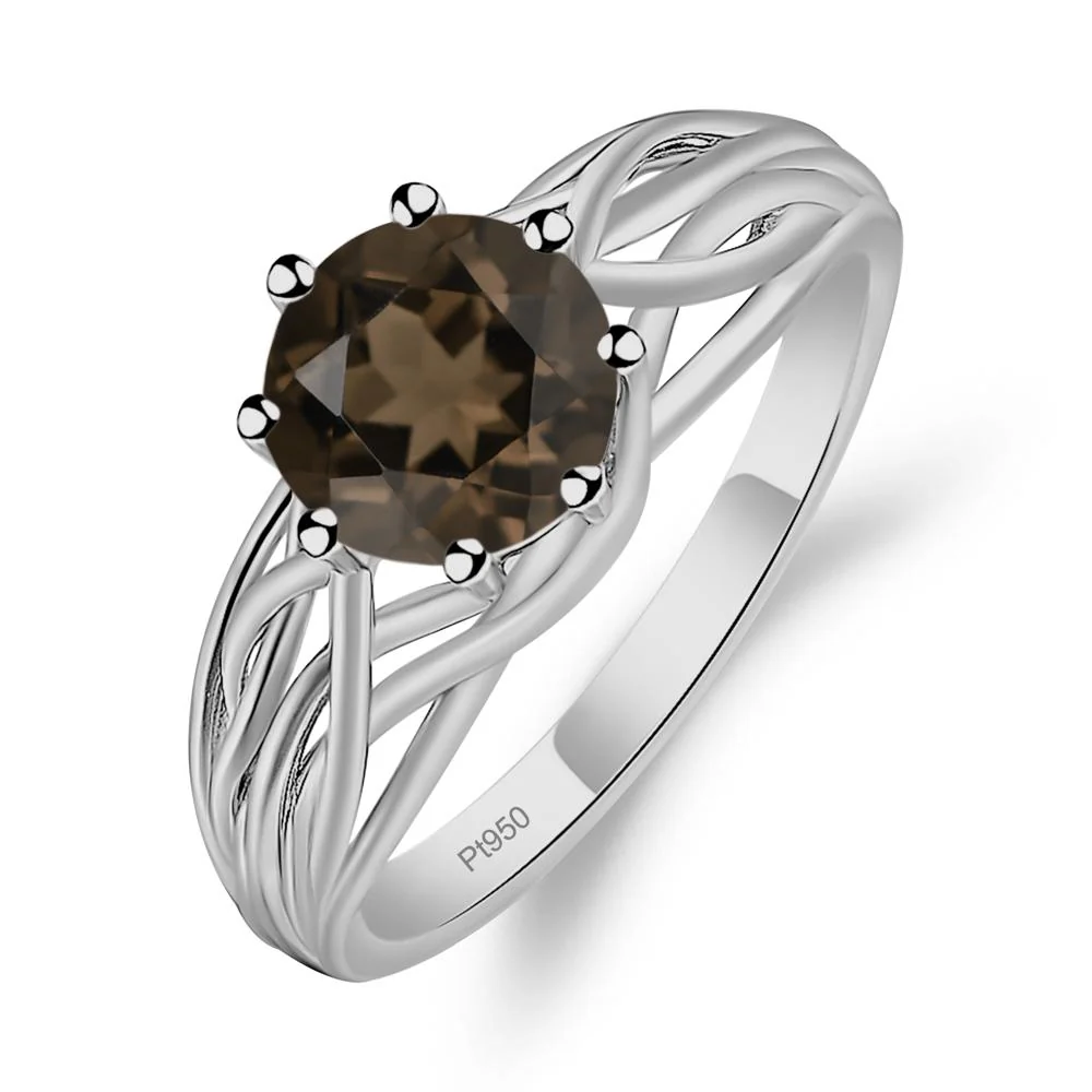 Smoky Quartz Intertwined Ring - Image 6