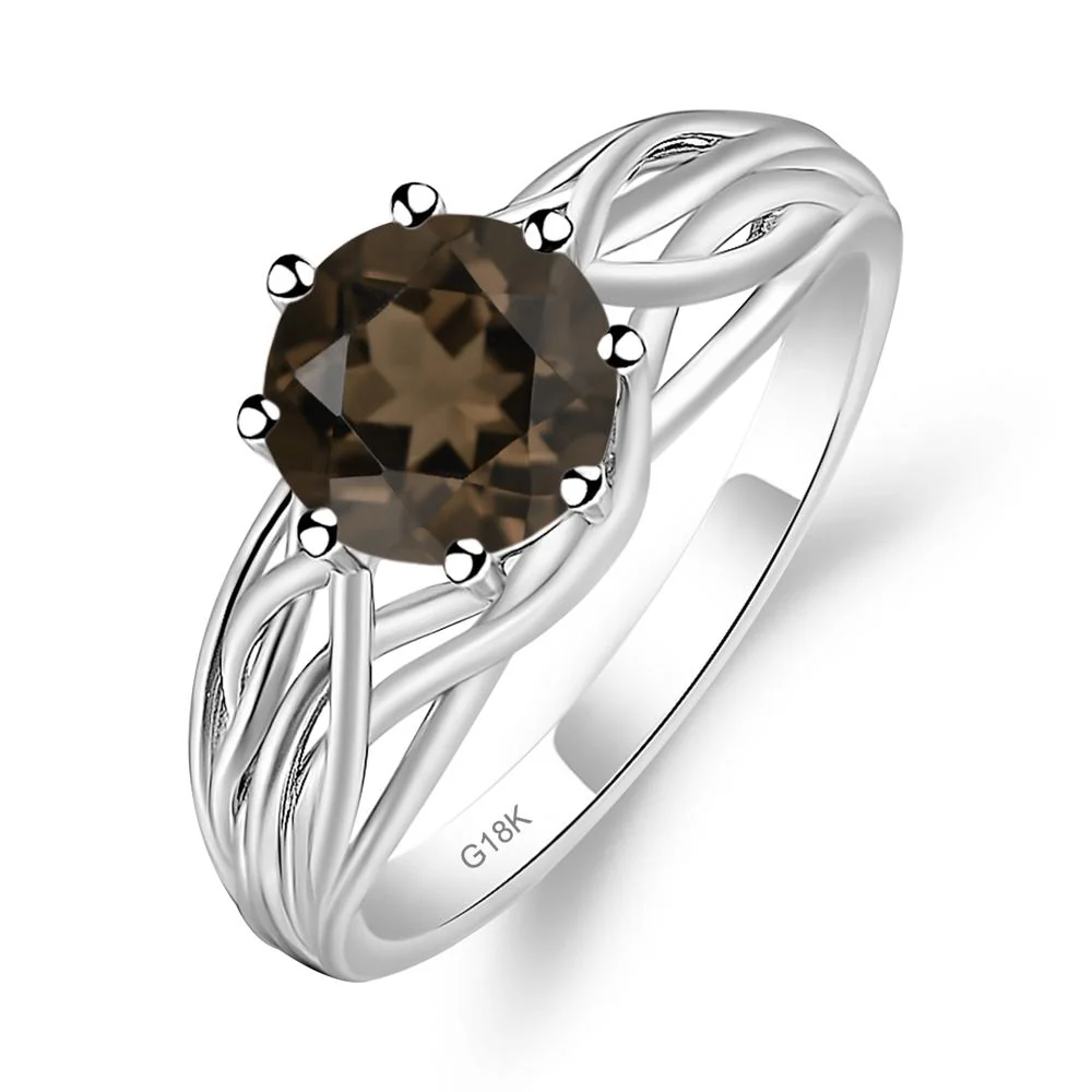 Smoky Quartz Intertwined Ring - Image 7