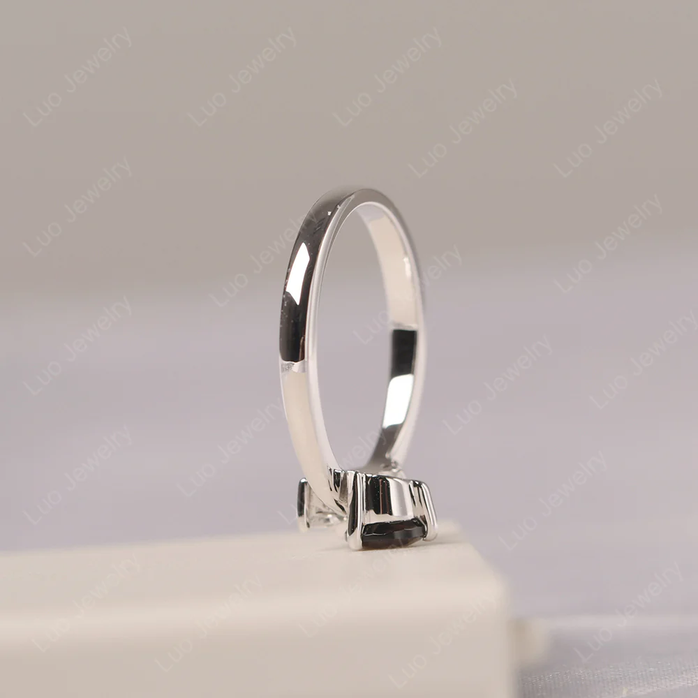 Smoky Quartz Bee Engagement Ring - Image 5
