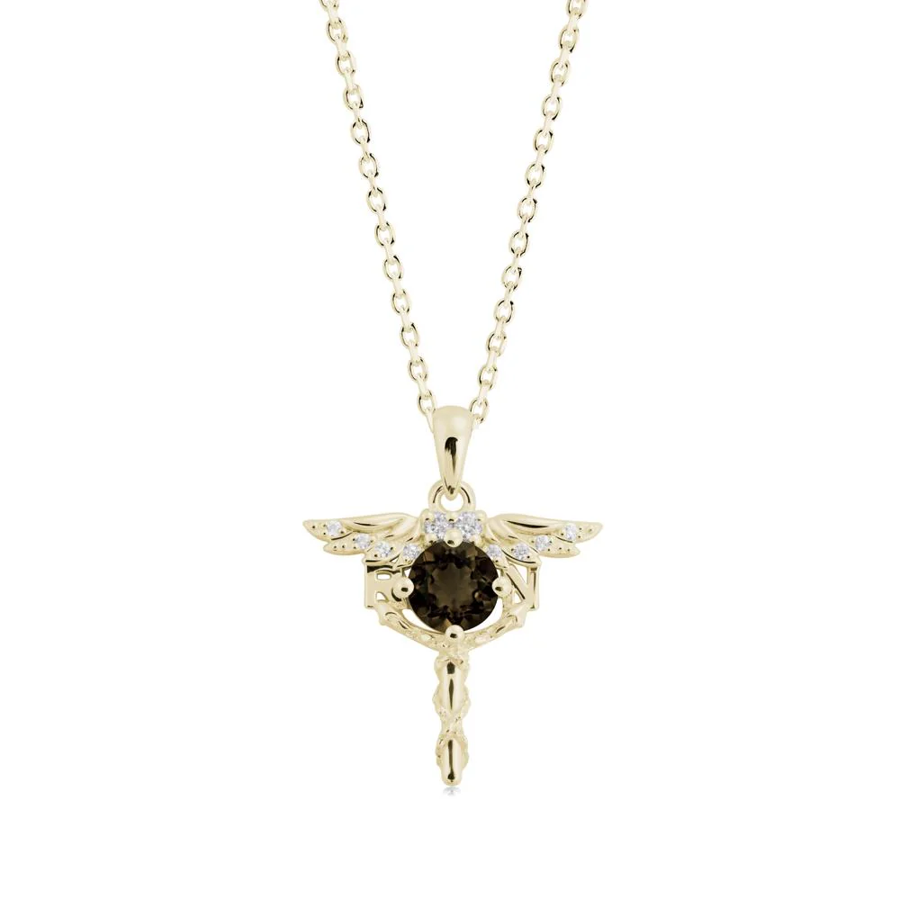 Smoky Quartz Necklace for Registered Nurse Graduation - Image 5