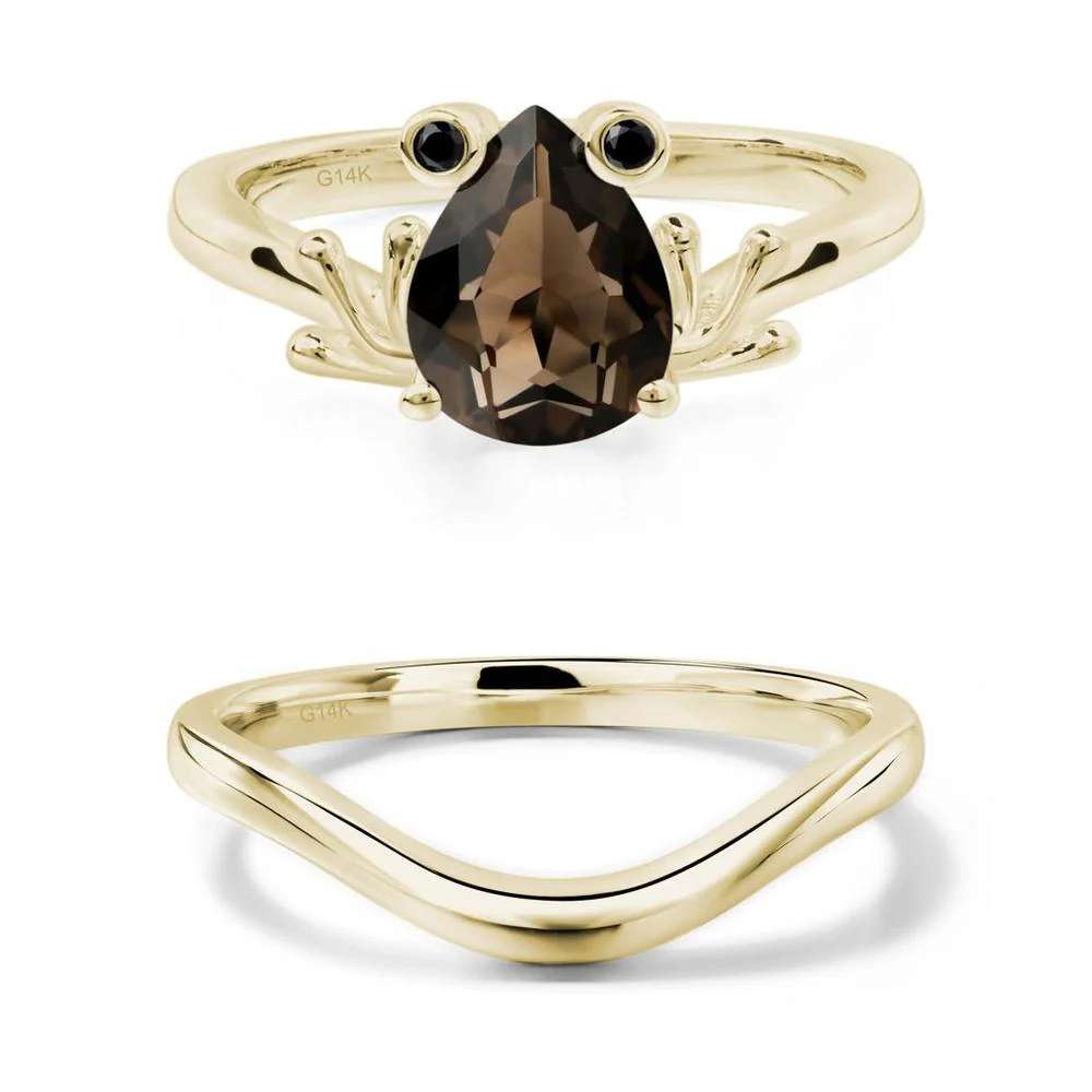 Smoky Quartz Frog Ring - Image 15