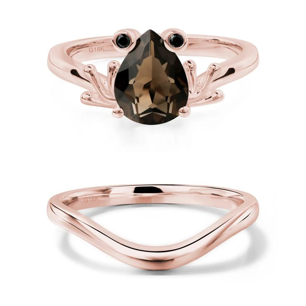 Smoky Quartz Frog Ring - Image 17