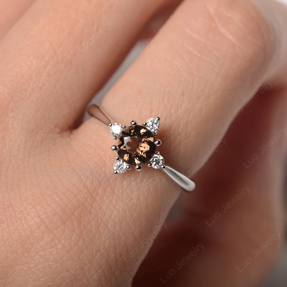 Smoky Quartz Polaris Ring - Image 5