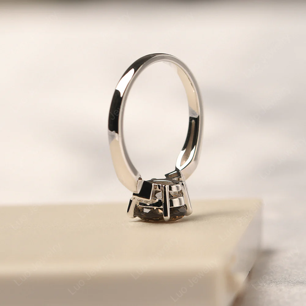 Antique Style Smoky Quartz Ring - Image 4