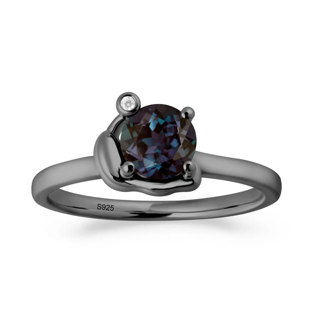 Snail Inspired Alexandrite Ring - Image 6