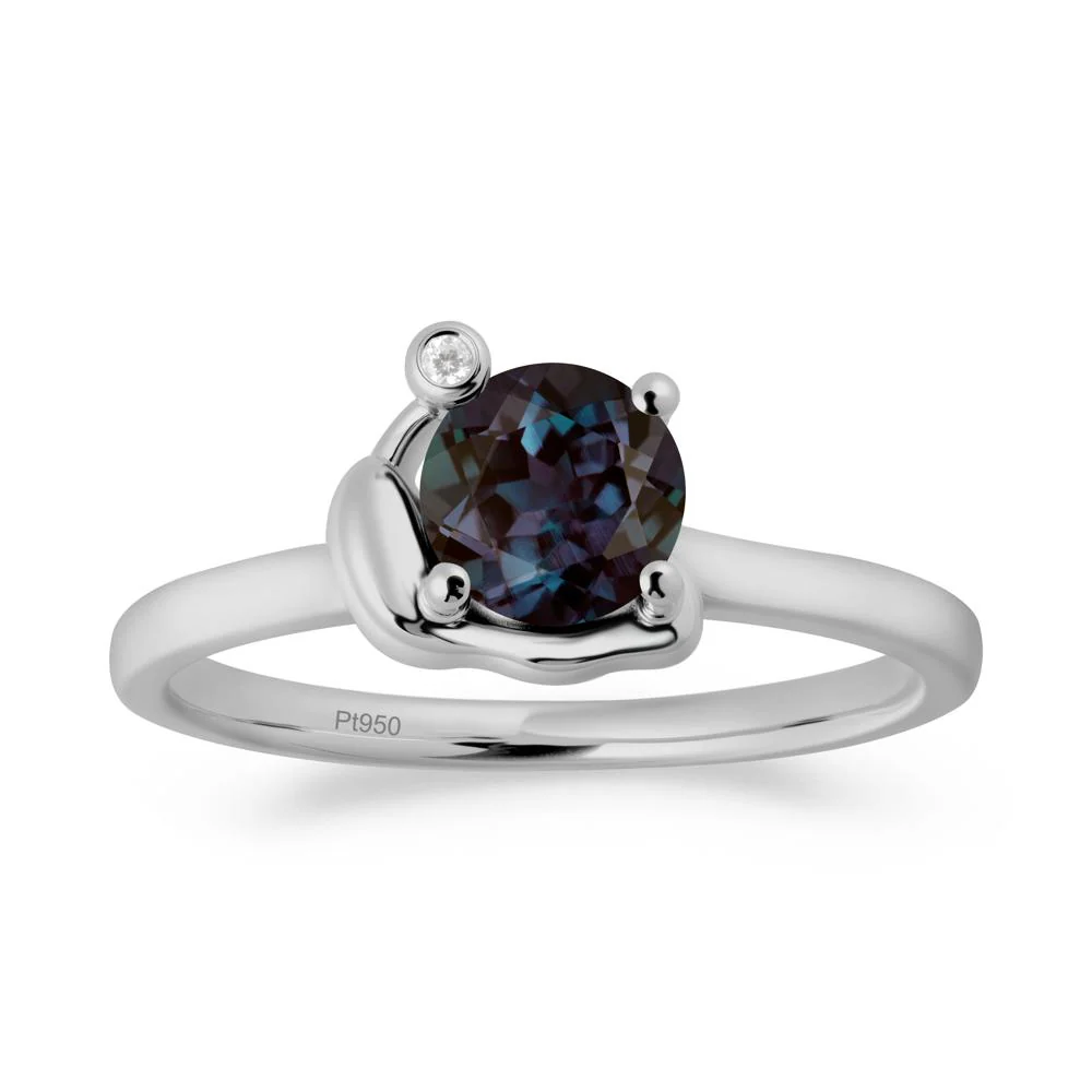 Snail Inspired Alexandrite Ring - Image 7