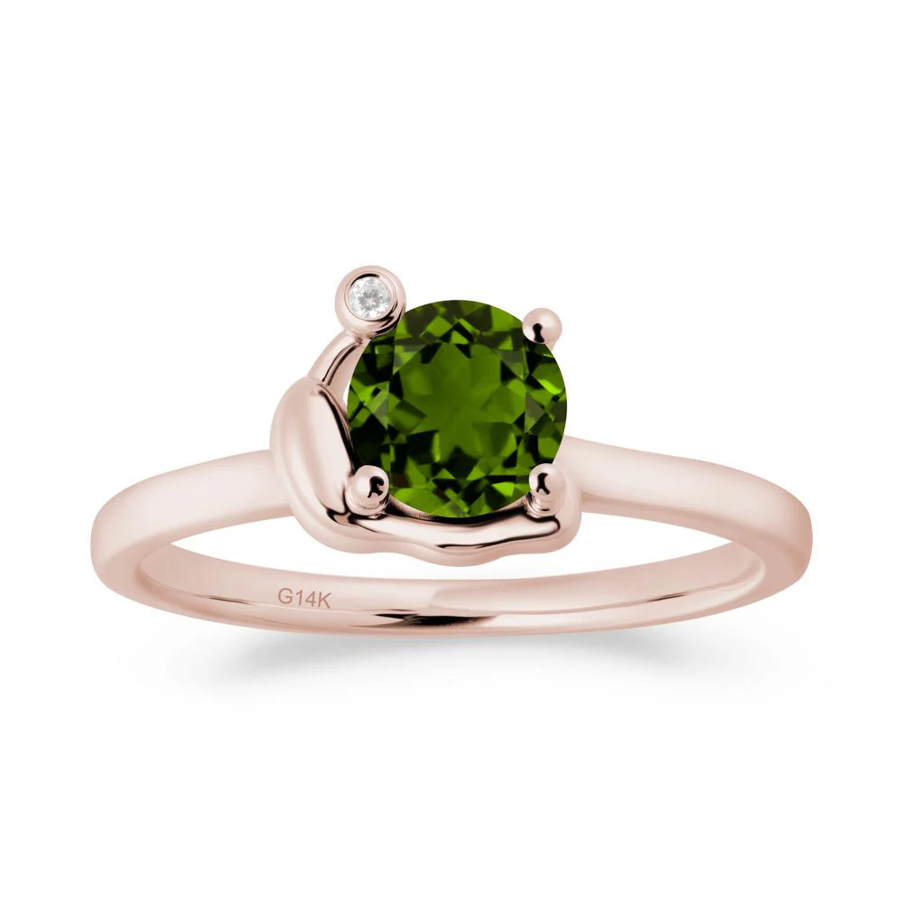 Snail Inspired Diopside Ring - Image 2