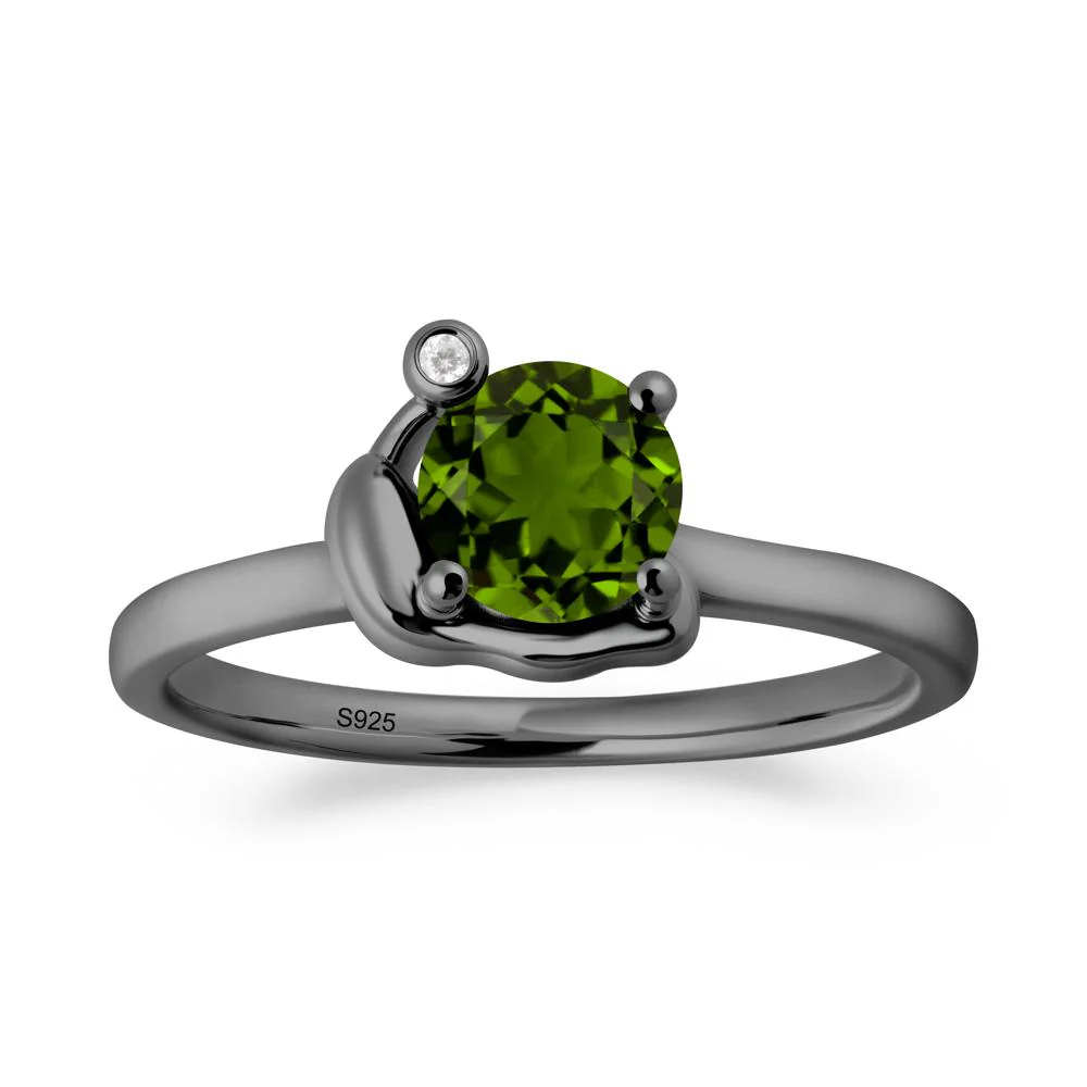 Snail Inspired Diopside Ring - Image 4