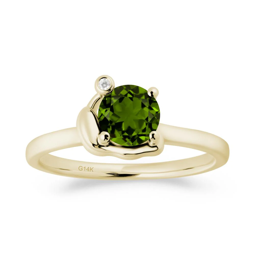 Snail Inspired Diopside Ring - Image 6