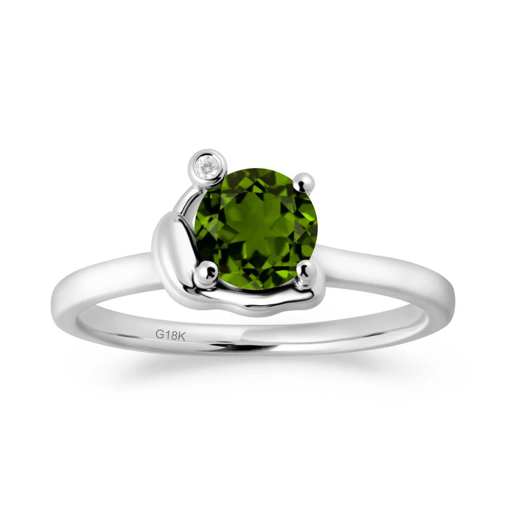 Snail Inspired Diopside Ring - Image 9