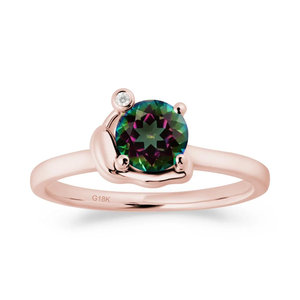 Snail Inspired Mystic Topaz Ring - Image 5