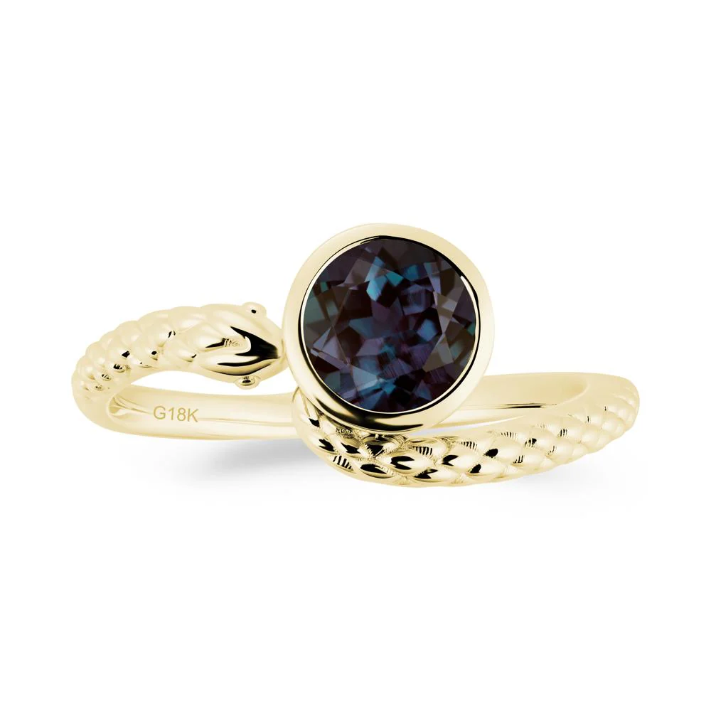 Snake Wrap Alexandrite Ring - Image 5