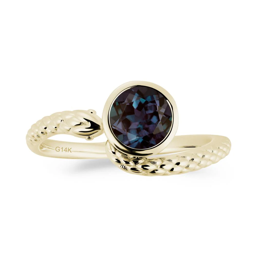 Snake Wrap Alexandrite Ring - Image 6