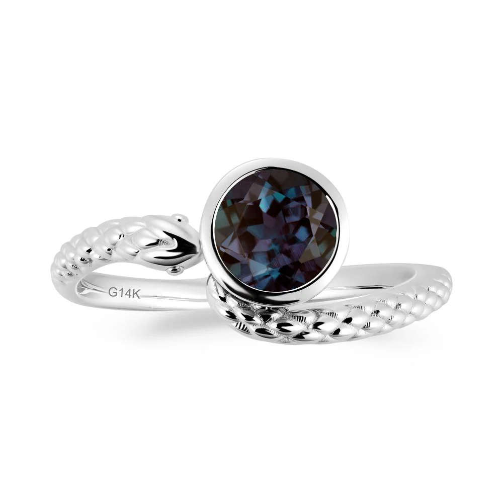 Snake Wrap Alexandrite Ring - Image 8