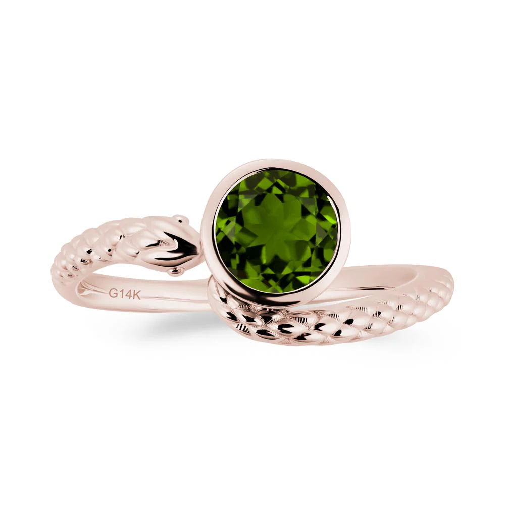 Snake Wrap Diopside Ring - Image 2