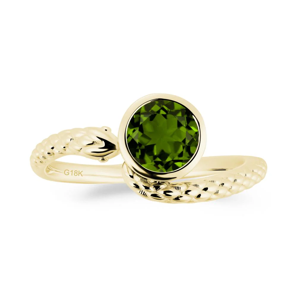 Snake Wrap Diopside Ring - Image 4