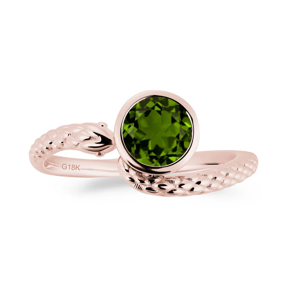 Snake Wrap Diopside Ring - Image 5