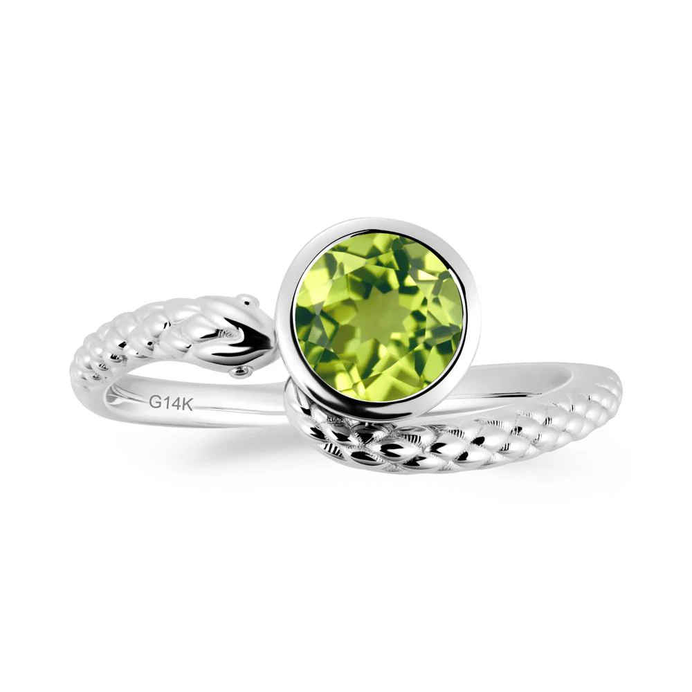 Snake Wrap Peridot Ring - Image 3