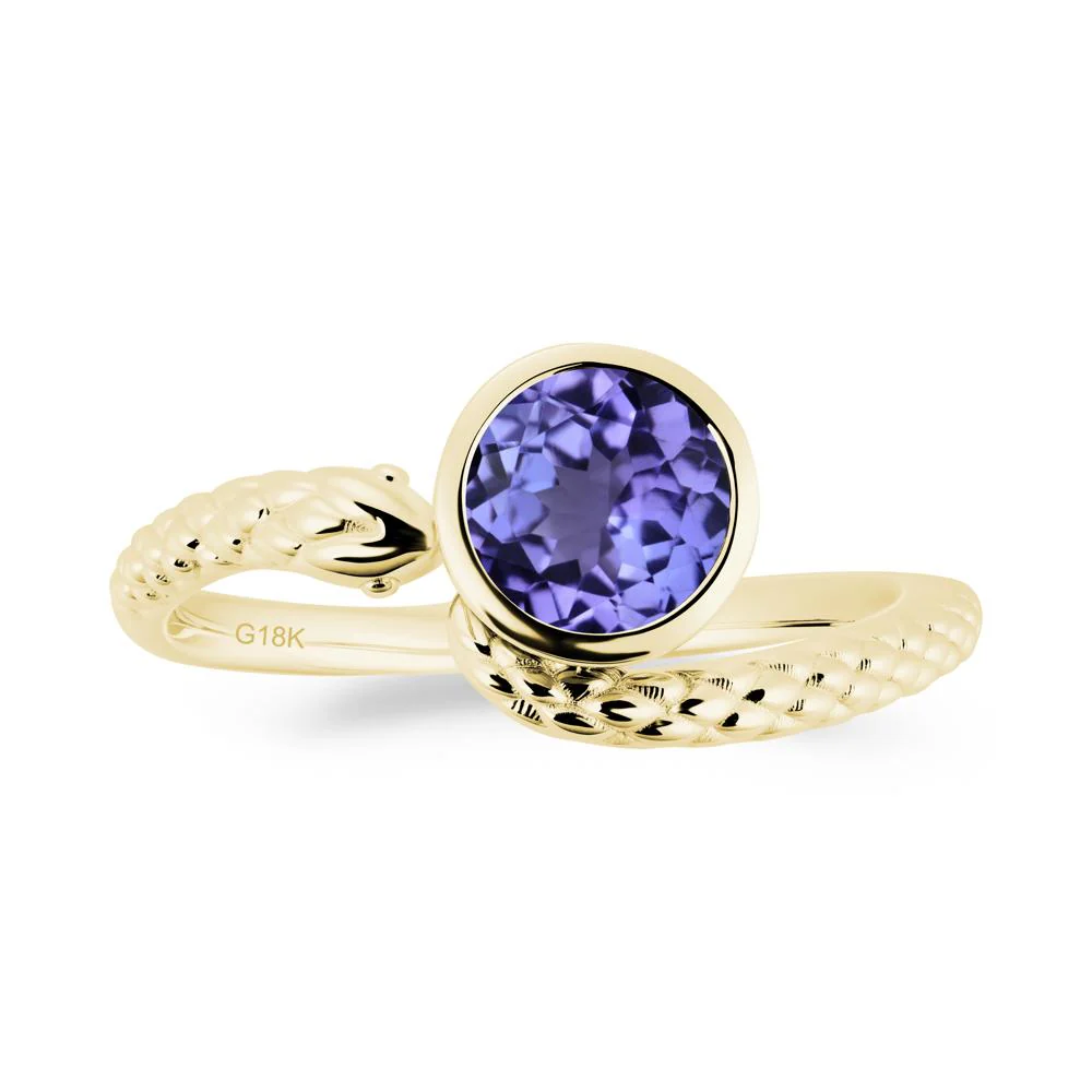 Snake Wrap Tanzanite Ring - Image 8