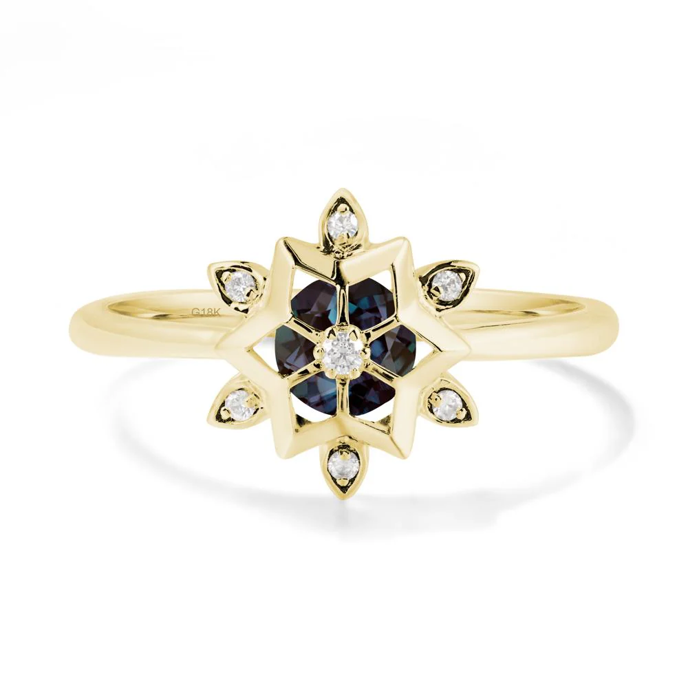 Snowflake Alexandrite Ring - Image 6
