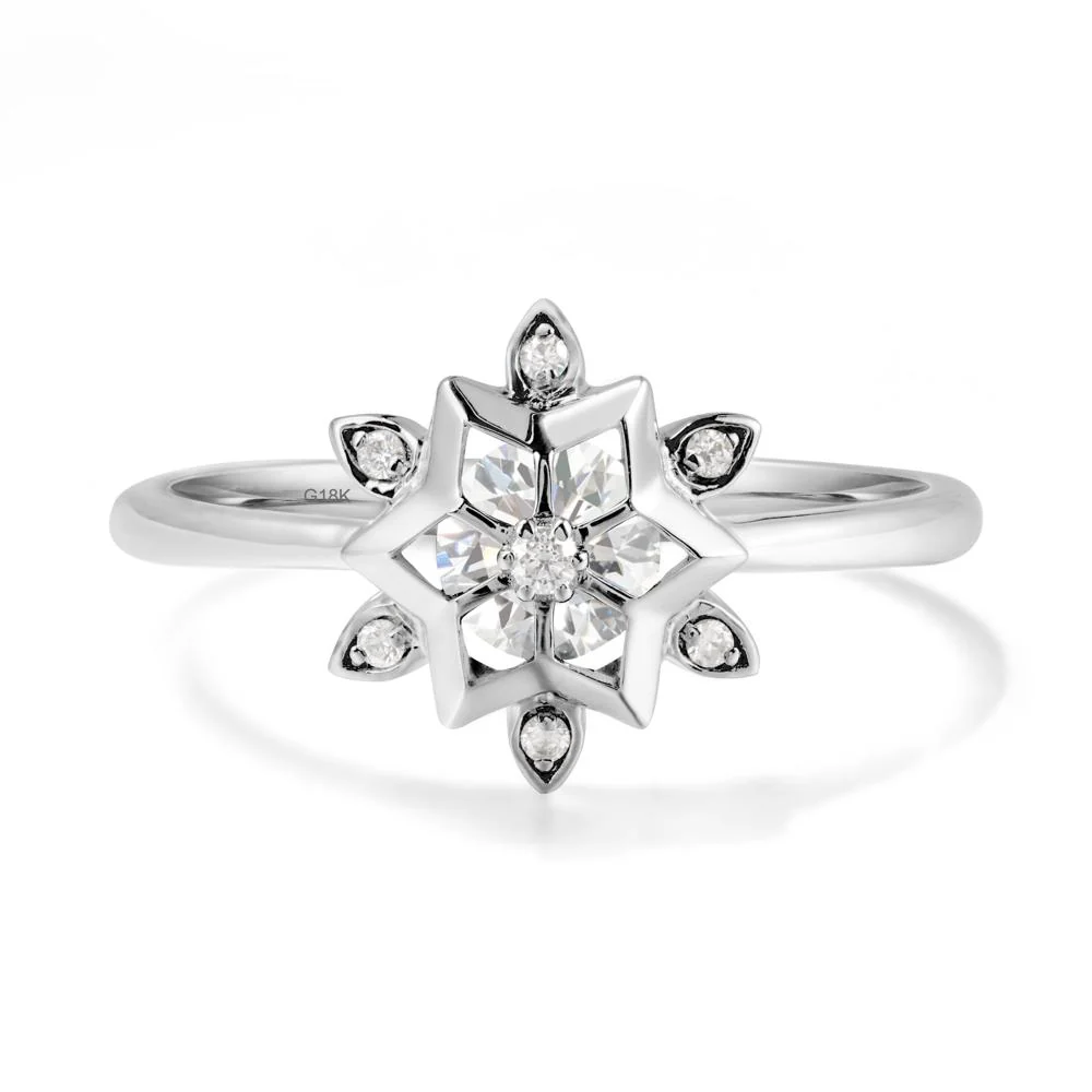Snowflake Diamond Ring - Image 6