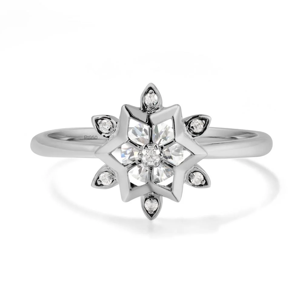 Snowflake Diamond Ring - Image 8