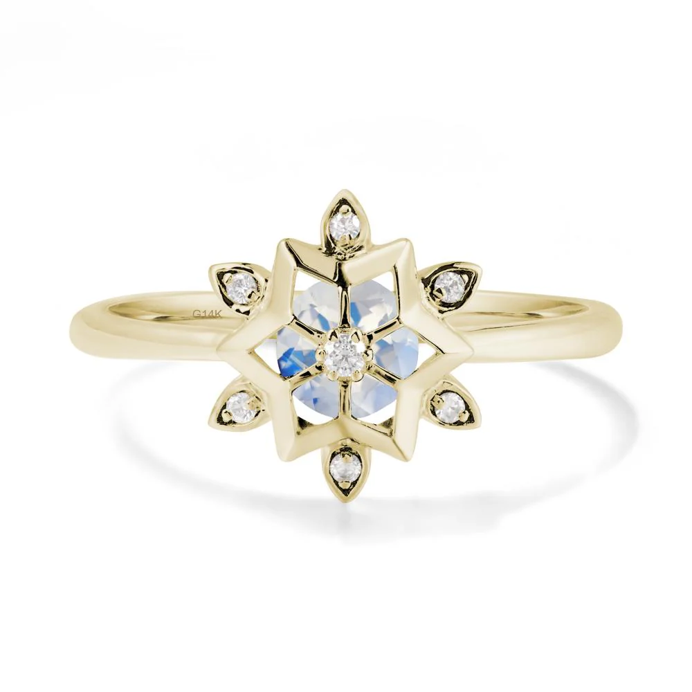 Snowflake Moonstone Ring - Image 4
