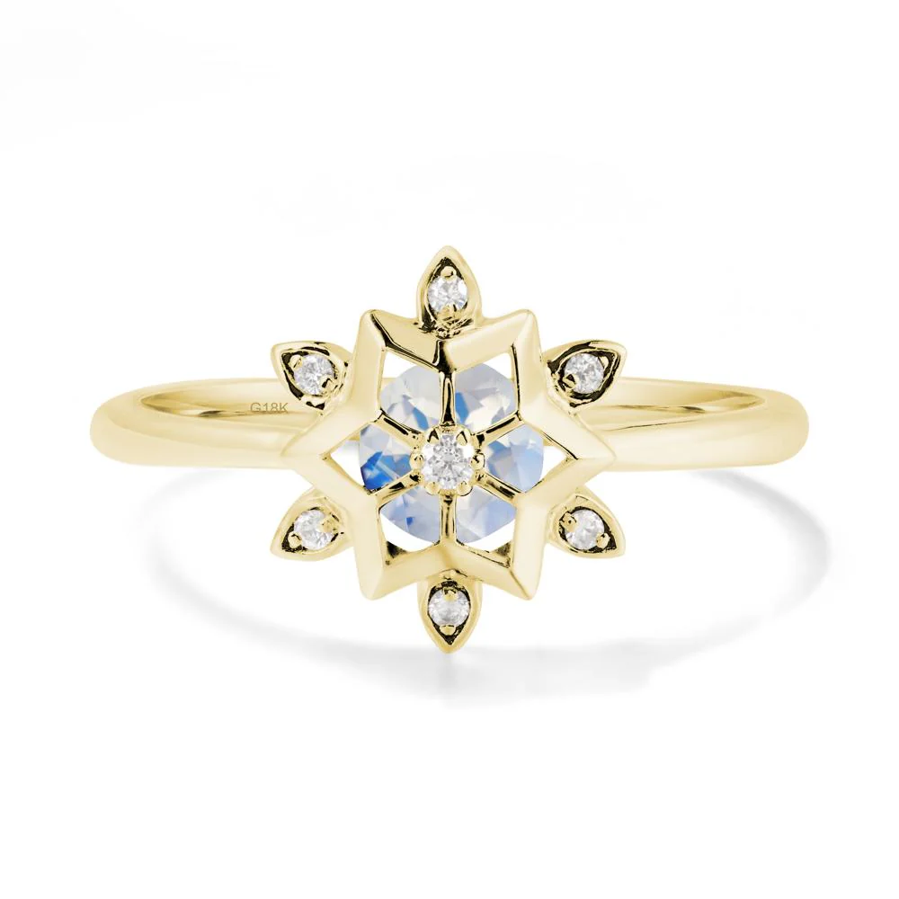 Snowflake Moonstone Ring - Image 7