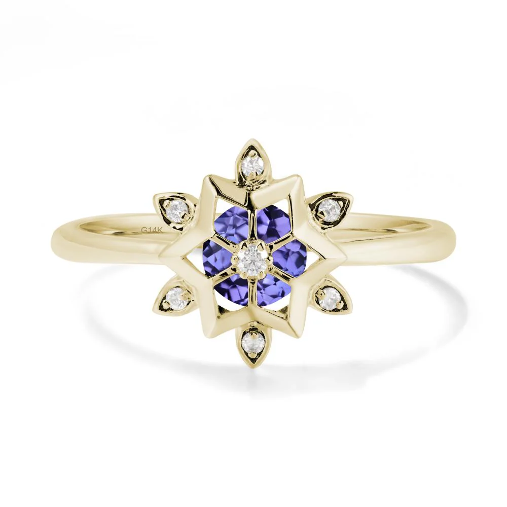 Snowflake Tanzanite Ring - Image 4