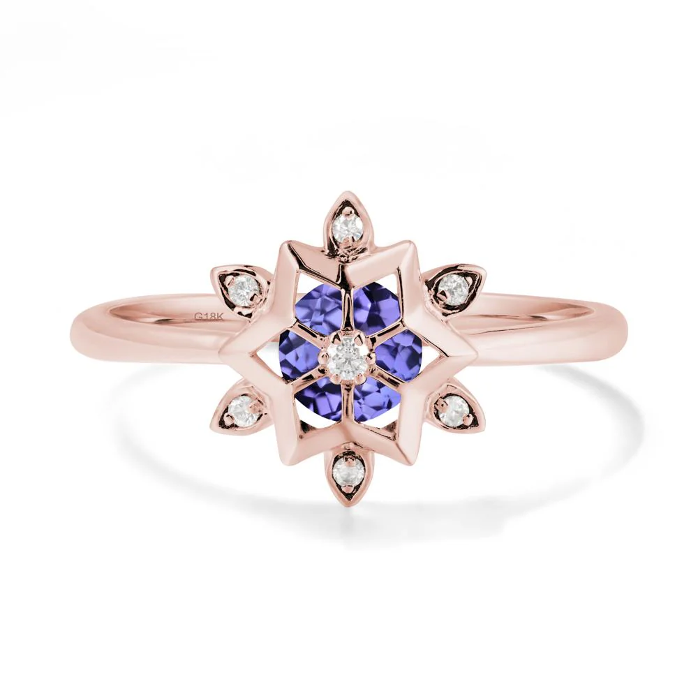 Snowflake Tanzanite Ring - Image 5