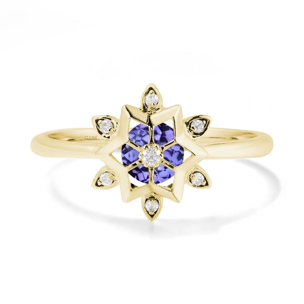 Snowflake Tanzanite Ring - Image 7