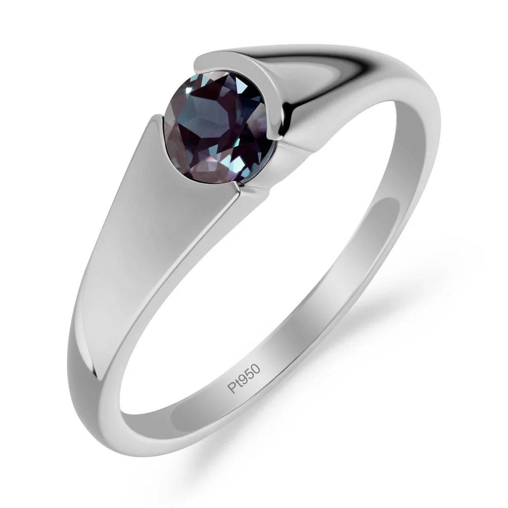 Solitaire Alexandrite Promise Ring - Image 5