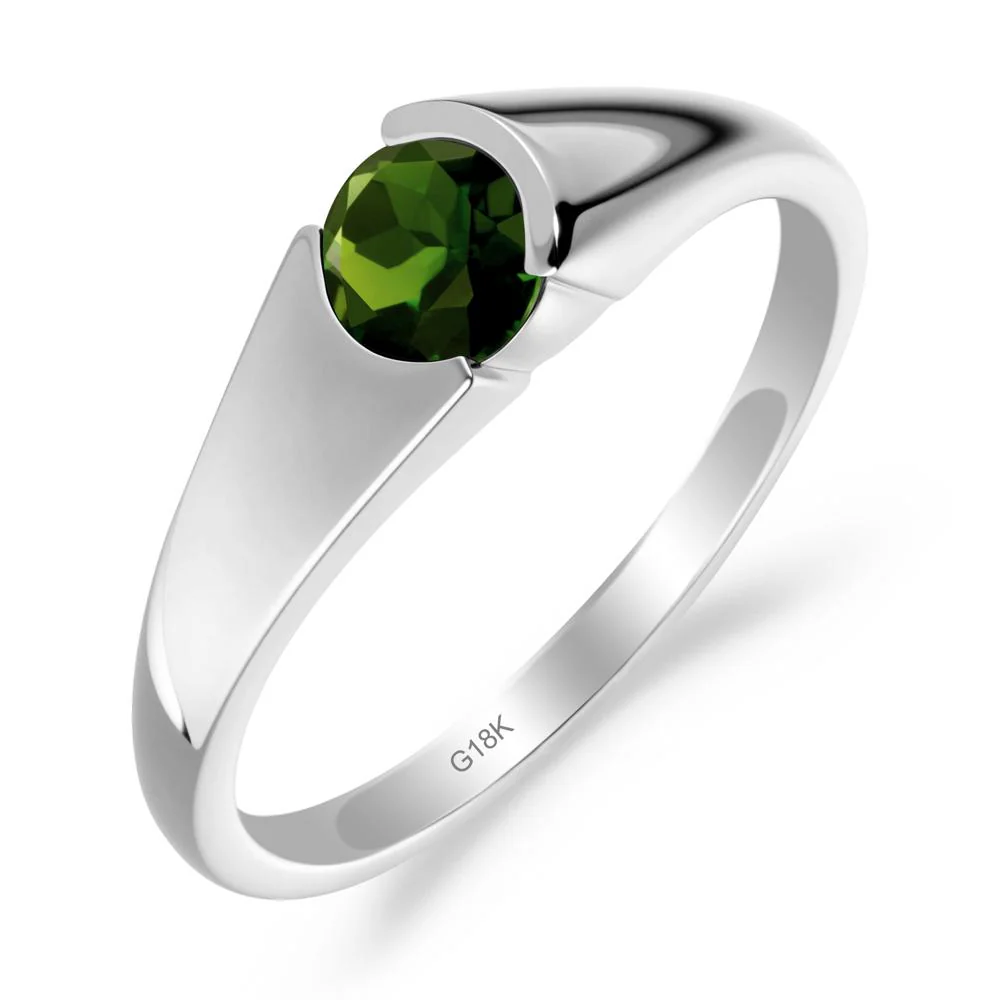 Solitaire Diopside Promise Ring - Image 7
