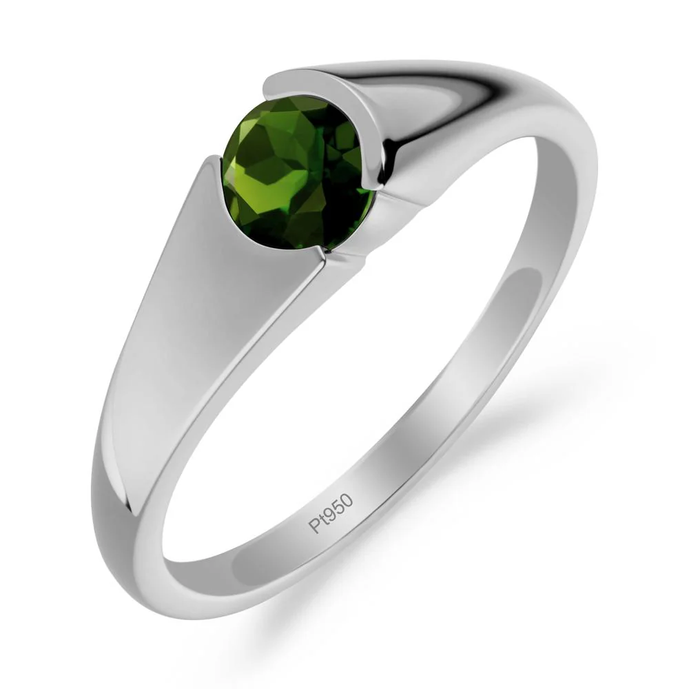 Solitaire Diopside Promise Ring - Image 9