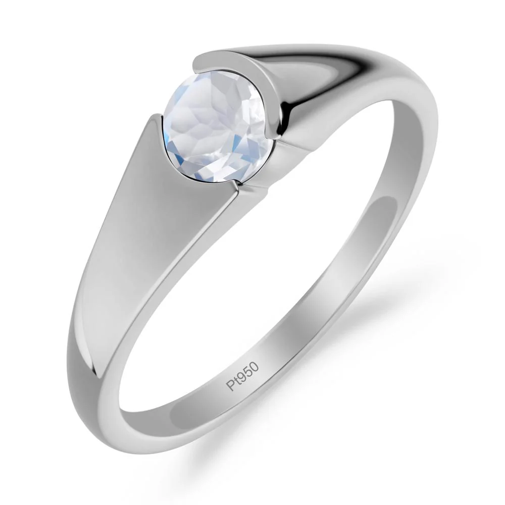Solitaire Moonstone Promise Ring - Image 6