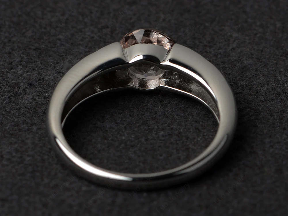 Morganite Starry Night Ring - Image 3