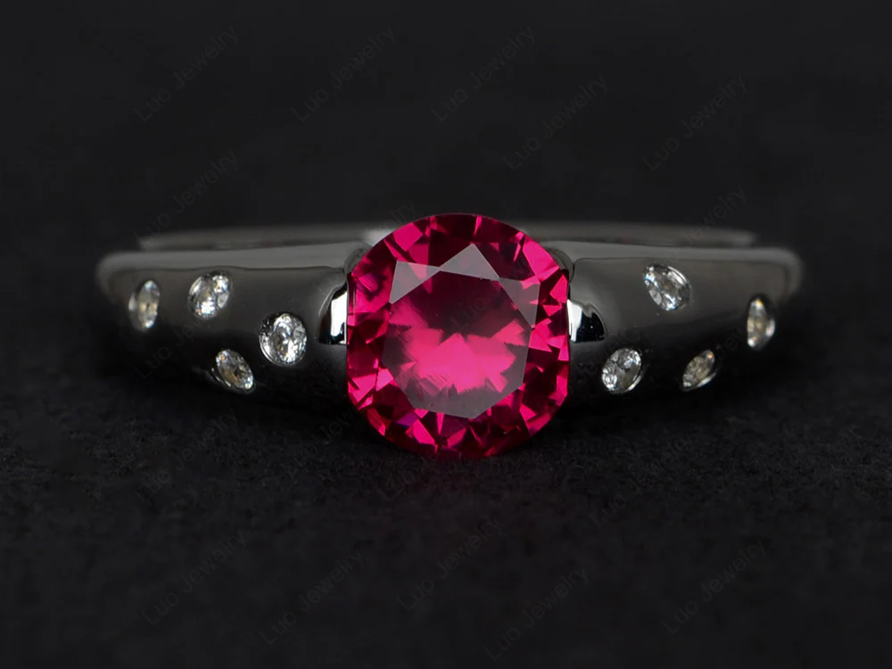 Ruby Starry Night Ring