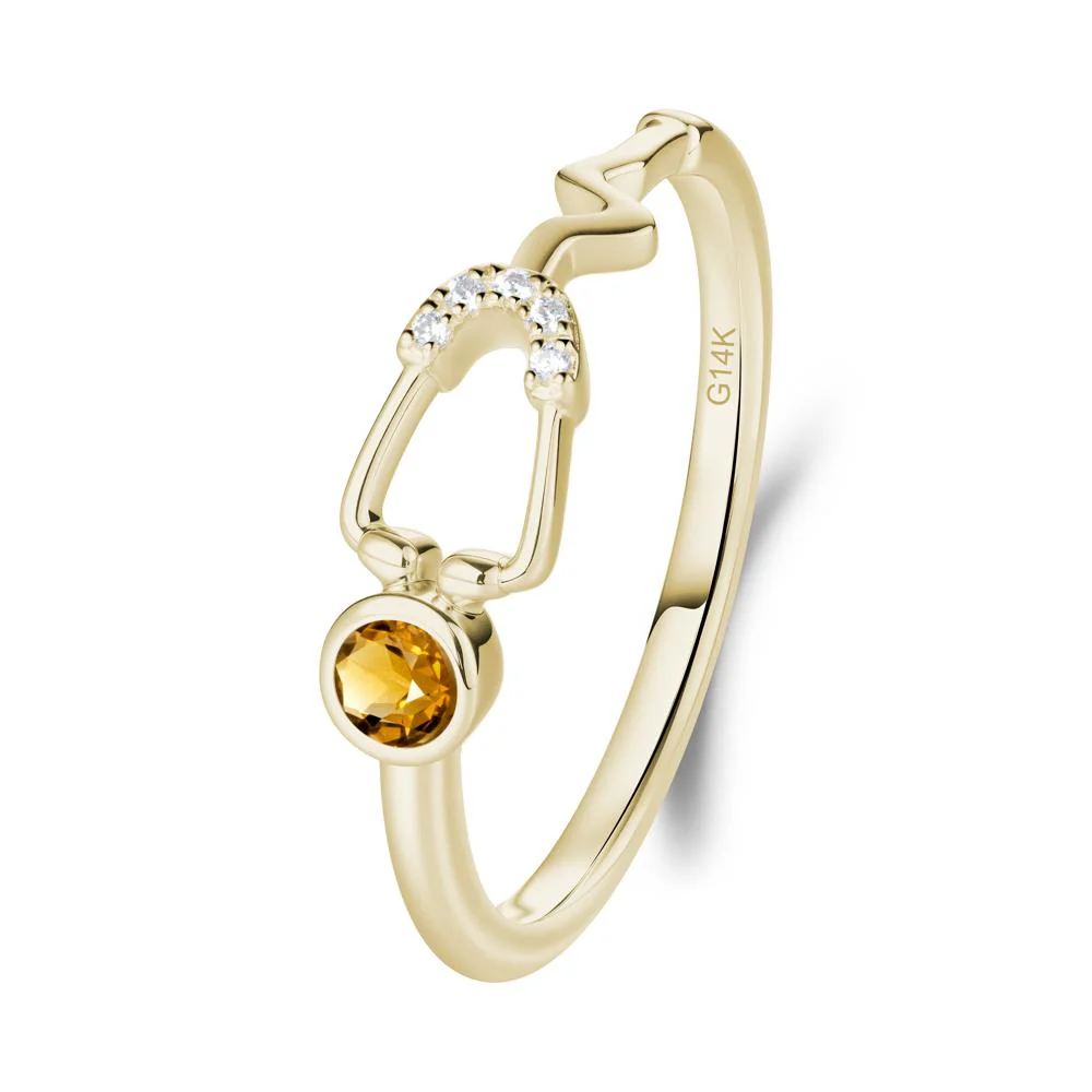 Stethoscope Citrine Ring for Nurses - Image 5