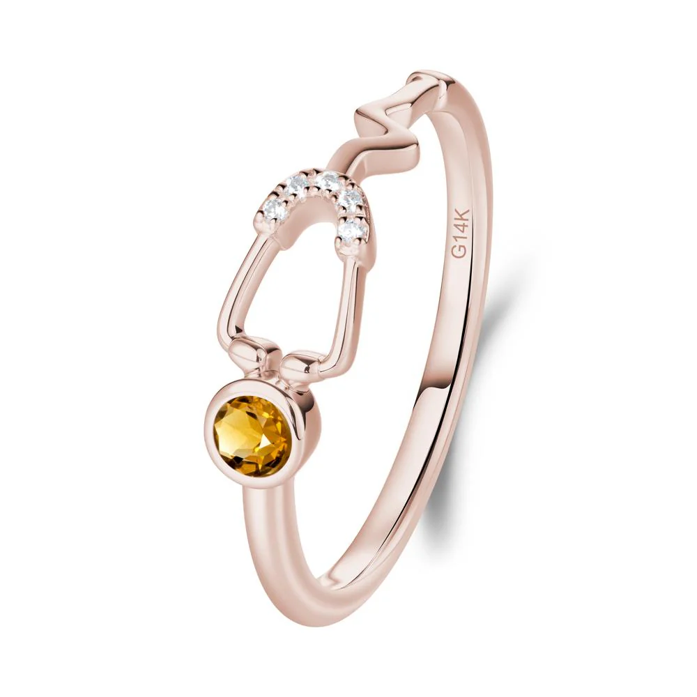 Stethoscope Citrine Ring for Nurses - Image 8