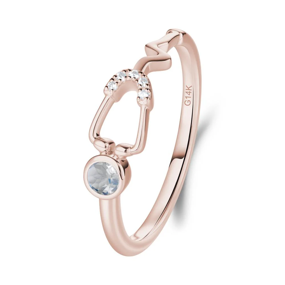 Stethoscope Inspired Moonstone Ring - Image 7