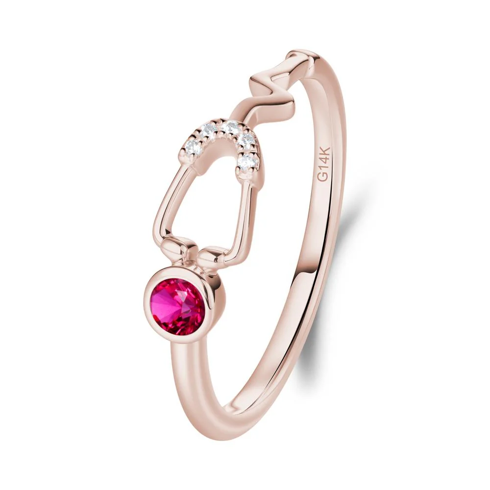 Stethoscope Inspired Ruby Ring - Image 6