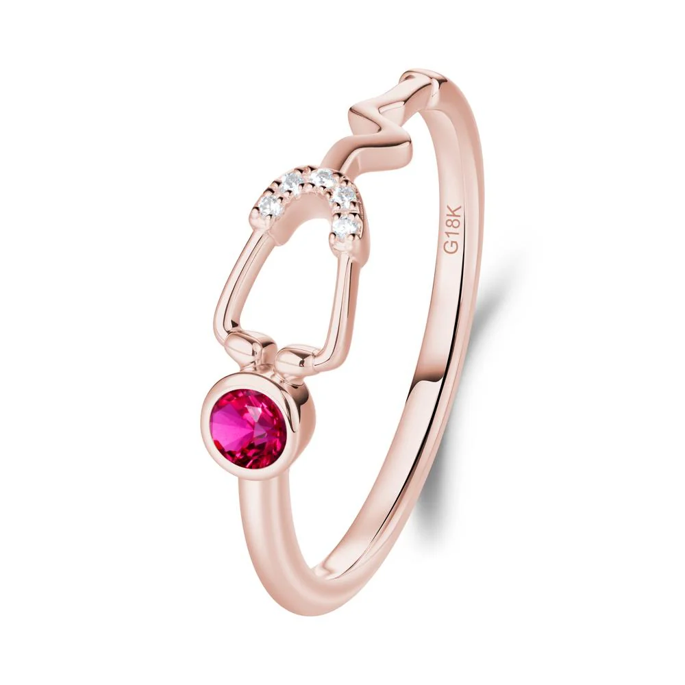 Stethoscope Inspired Ruby Ring - Image 9