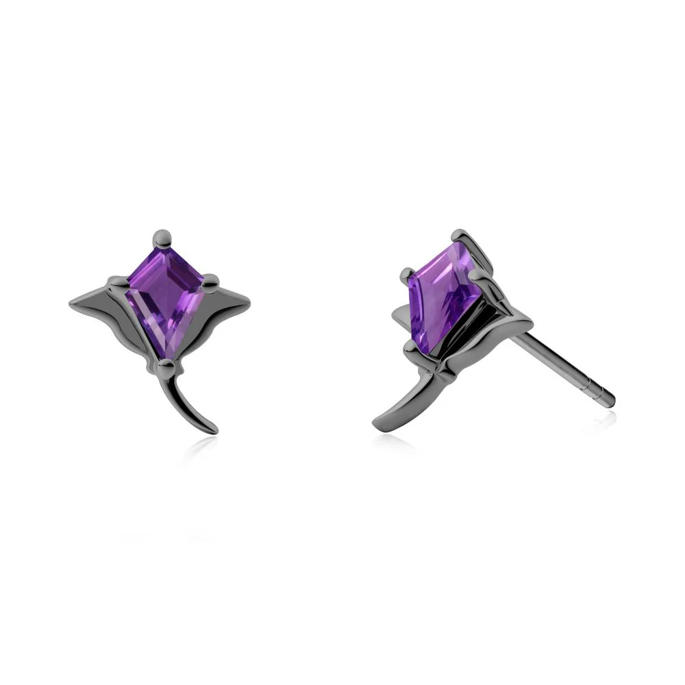 Stingray Inspired Amethyst Earring Set - Image 6